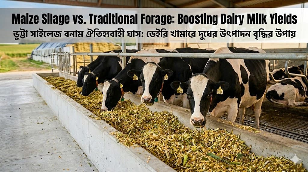 ভুট্টা সাইলেজ বনাম ঐতিহ্যবাহী ঘাস: ডেইরি খামারে দুধের উৎপাদন বৃদ্ধির উপায়