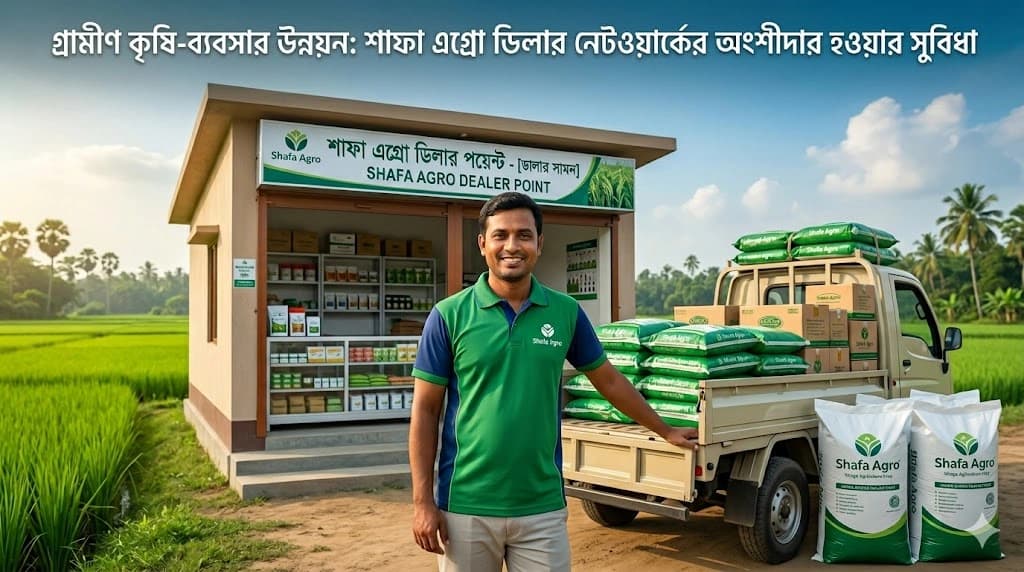 গ্রামীণ কৃষি-ব্যবসার উন্নয়ন: শাফা এগ্রো ডিলার নেটওয়ার্কের অংশীদার হওয়ার সুবিধা