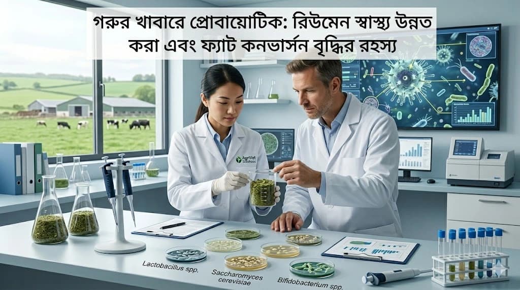 গরুর খাবারে প্রোবায়োটিক: রিউমেন স্বাস্থ্য উন্নত করা এবং ফ্যাট কনভার্সন বৃদ্ধির রহস্য